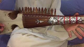 Rabab lesson “ 1 “ one how to play rabab and setting position rabab slow motion [upl. by Aizan]