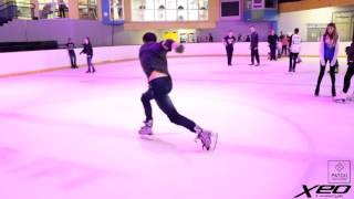 Entraînement de patinage  Freestyle Ice Skating Training [upl. by Nyliuqcaj]