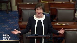 WATCH Republican Sen Collins on why she voted to convict  Second Trump impeachment trial [upl. by Launame]