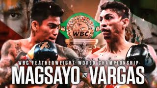 MAGSAYO VS VARGAS FIGHT knockouts [upl. by Ailema]