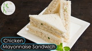 Chicken Mayonnaise Sandwich  Cold Chicken Sandwich Recipe  The Terrace Kitchen [upl. by Naenaj786]