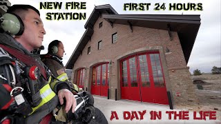 First 24 Hours in a New Fire Station  A Day in the Life [upl. by Aeslek828]