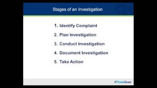 How to Conduct an Effective Workplace Investigation [upl. by Araj176]