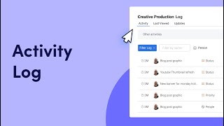 The Activity Log  mondaycom tutorials [upl. by Ehtnax]