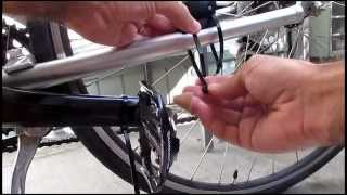 How to install Garmin GSC10 speed  cadence sensor in your bike [upl. by Cristian]