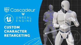 Cascadeur to UE4  Custom Character Retargeting [upl. by Ralleigh]