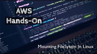 Mount Linux FileSystem PermanentlyFstab [upl. by Tav115]