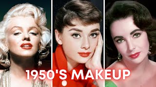 1950s OLD HOLLYWOOD GLAM Makeup Tutorial  3 Iconic Makeup Looks [upl. by Otineb]