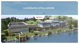 La production deau potable  Veolia [upl. by Yejus]