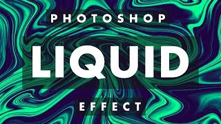 Liquid Effect Tutorial  Adobe Photoshop [upl. by Notnroht]