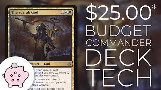 The Scarab God  EDH Budget Deck Tech 25  Tribal  Magic the Gathering  Commander [upl. by Nnyleve29]