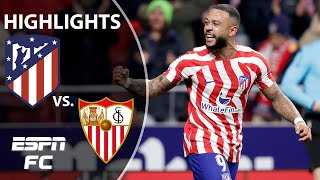 Atletico Madrid vs Sevilla  La Liga Highlights  ESPN FC [upl. by Plume]