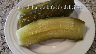 Hungarian Naturally Fermented  Kosher Dill Pickles  Kovaszos Uborka [upl. by Normy]