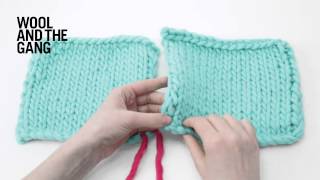 How to invisibly seam knitting [upl. by Burgener858]