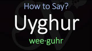 How to Pronounce Uyghur CORRECTLY Meaning amp Pronunciation [upl. by Amarette]