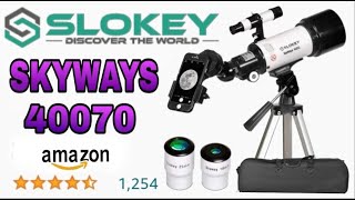 SLOKEY SKYWAYS 40070 TELESCOPE With Moon Footage Promotional Video Production [upl. by Emmeline]