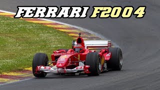 Ferrari F2004  screaming V10 flatout at Spa [upl. by Chen]