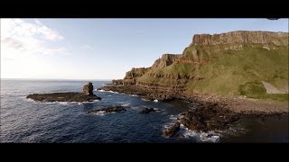 The Giants Causeway  Northern Ireland By Drone [upl. by Anhavas816]