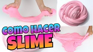 DIY  Como Hacer SLIME  FÁCIL Y SIN BÓRAX  NatyGloss [upl. by Landers]