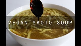 Vegan Saoto Soup  VEGAN [upl. by Arak651]