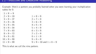 Problem Solving  Inductive and Deductive Reasoning [upl. by Glenn878]