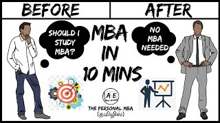 THE PERSONAL MBA in tamil  mba course in tamil  MBA IN 10 MINUTES  MBA meaning almost everything [upl. by Ennovihc]