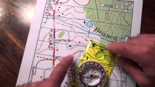 Orienting a Map and Compass [upl. by Ulane]