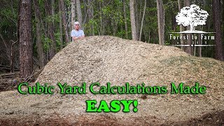 Cubic Yard Calculations Made EASY [upl. by Nahtonoj]