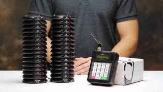 Pagertec  Smart stack coaster paging system [upl. by Nnylrefinnej]