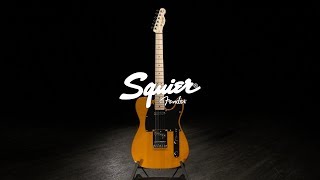 Squier Affinity Telecaster MN Butterscotch Blonde  Gear4music demo [upl. by Chanda]