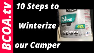 10 Steps to Winterize our Forest River Flagstaff Micro Lite Camper [upl. by Cassidy]