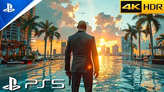 MIAMI PS5 Immersive ULTRA Realistic Graphics Gameplay 4K60FPS Hitman 2 [upl. by Hewe]