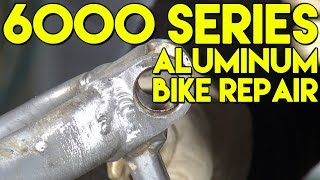 Aluminum Bike Frame Weld Repair  TIG Time [upl. by Clemmie]