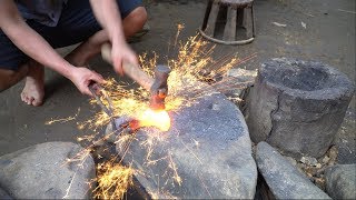 Could this be the milestone of destruction Forging a Socket Axe iron Age [upl. by Yrovi]