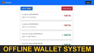 How to Make a Offline Wallet System Using Php amp Mysql [upl. by Farrison987]