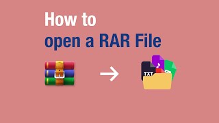 How to open a RAR File  WinRAR Video [upl. by Adela]