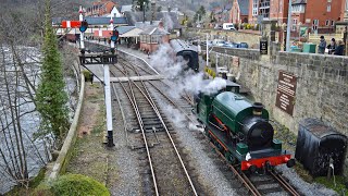 Llangollen Railway  Austin 1 amp 7822 Foxcote Manor  7th March 2020 [upl. by Giliana656]