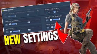 BEST SETTINGS for COD Mobile In 2024 [upl. by Brunn]