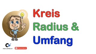 Kreis Radius und Umfang berechnen [upl. by Atiroc]