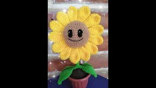 💰Parte 1 Tutorial pétalos de girasol a crochet  TEJE Y VENDE SUBENG [upl. by Atileda]