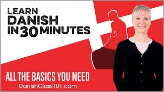 Learn Danish in 30 Minutes  ALL the Basics You Need [upl. by Onifled]