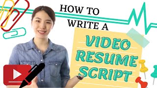 How To Write a PERFECT Video Resume Script  Video Resume Script in 2022  Job Majestic [upl. by Emerick]