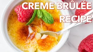 Best Make Ahead Creme Brulee Recipe  ONLY 4 Ingredients [upl. by Zetnom]