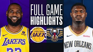 LAKERS at PELICANS  FULL GAME HIGHLIGHTS  December 31 2023 [upl. by Dixie]