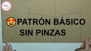 26 PATRÓN BASE DE DAMA FÁCIL  SIN PINZA PARA TODAS LAS TALLAS [upl. by Pearle545]