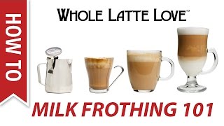 Milk Frothing for Beginners [upl. by Osgood272]