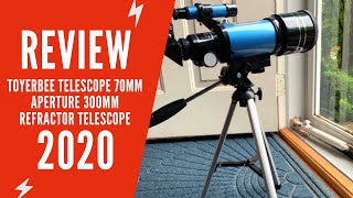 Toyerbee Telescope 70mm Aperture 300mm Review amp Setup  Toyerbee Telescope F30070M Refractor [upl. by Leisam]