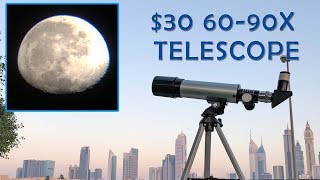 Cheapest 90X Telescope Phoenix F36050 Review  Samples [upl. by Annawyt]