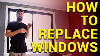 How To Remove Architraves and Replace a Window 4K  Step By Step Tutorial [upl. by Adialeda]