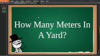 How Many Meters In A Yard [upl. by Ayatnwahs]